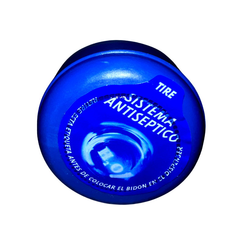 TAPA PARA BIDON CELESTE